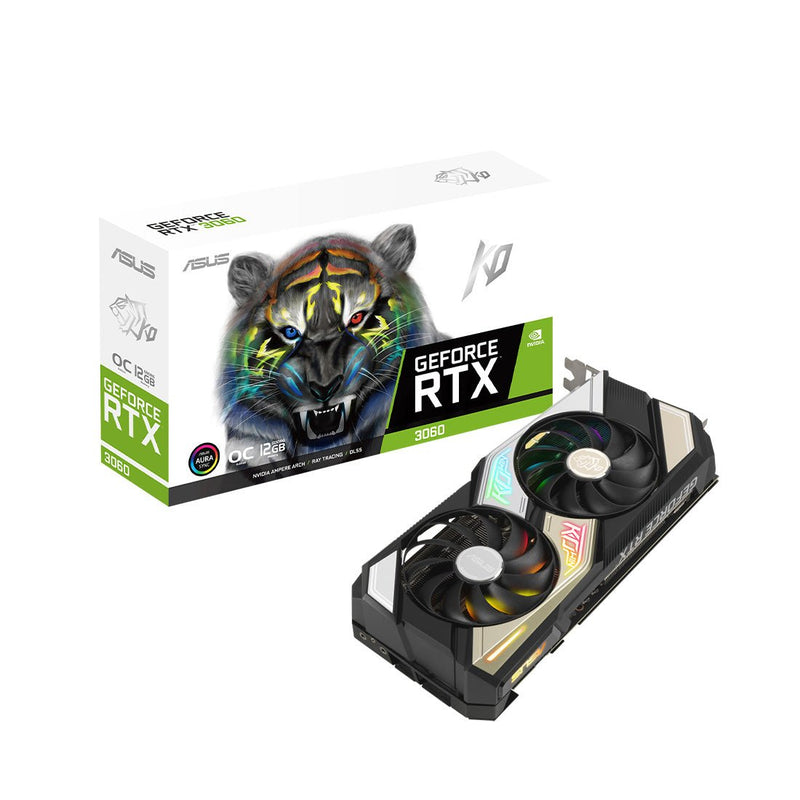ASUS KO GeForce RTX 3060 V2 OC Edition 12GB GDDR6 192 - Bit LHR Graphics Card - SWIFT PERIPHERALSKO-RTX3060-O12G-V2-GAMING