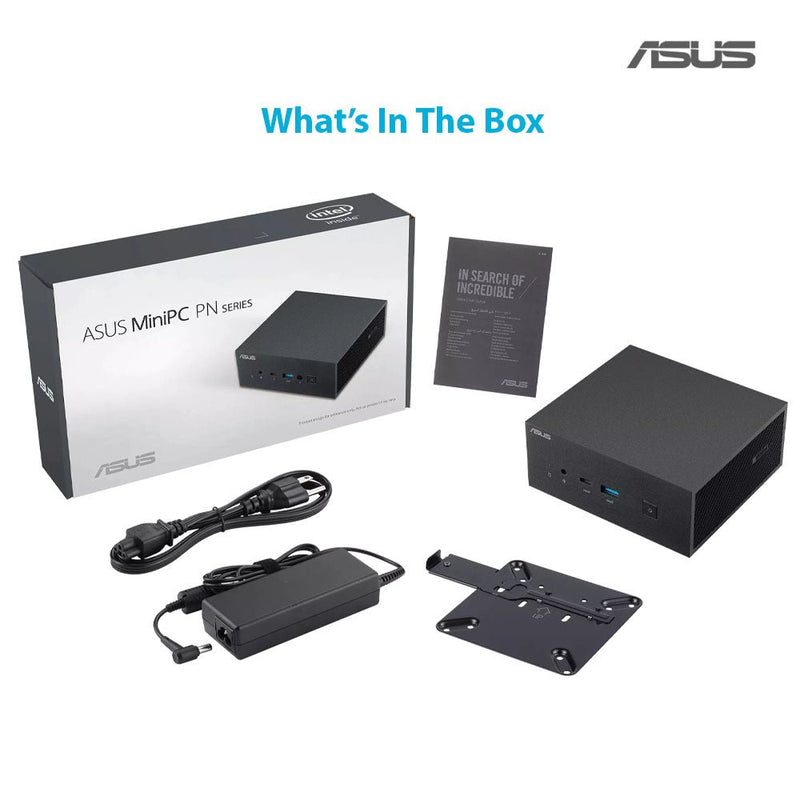 ASUS Mini PC PN63 - S1 with Intel Core i3 Processor with WIFI 6E and USB 3.1 Type - C (No Pre - Installed Storage and Memory) - SWIFT PERIPHERALS90MR00Q1-M001W0