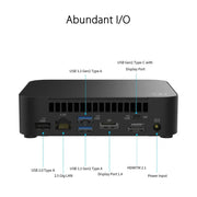 ASUS NUC 14 Essential Kit NUC14MNK Mini PC Intel N - Series Barebone - SWIFT PERIPHERALSNUC14MNK