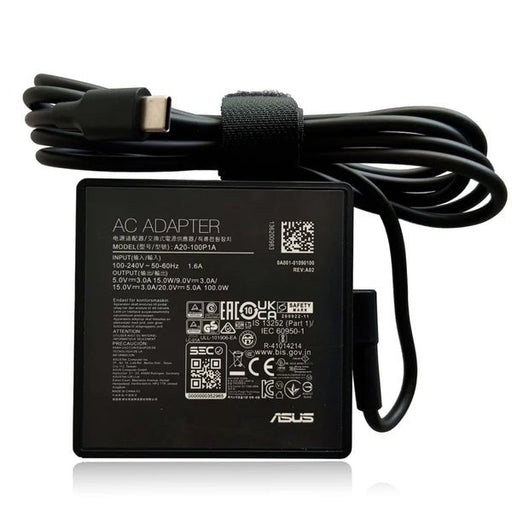 ASUS Original OEM 100W 20V 5A USB Type - C Laptop Charger Adapter - SWIFT PERIPHERALS90XB077N-MPW060-OEM