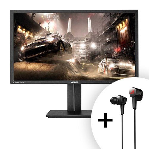 ASUS PB287Q 28 - Inch Gaming Monitor bundled with ROG Cetra Core In - Ear Gaming Headphone - SWIFT PERIPHERALSPB287Q
