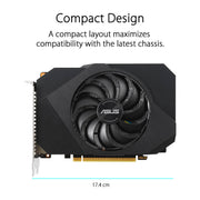 ASUS Phoenix GeForce GTX 1650 OC edition 4GB GDDR5 128 Bit Graphics Card - SWIFT PERIPHERALSPH-GTX1650-O4GD6