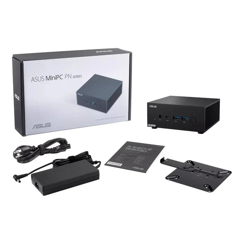 ASUS PN53 Mini PC Barebone – AMD Ryzen 7 7735HS, Radeon 680M, USB4, WiFi 6E, 4 Display Support (No RAM/Storage) - SWIFT PERIPHERALS90MR00S2-M002K0