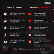 ASUS Premium Care 1 Year Accidental Damage Protection ADP for ASUS ROG Flow Laptops - NOT A LAPTOP - SWIFT PERIPHERALSACX12-002105N-5R