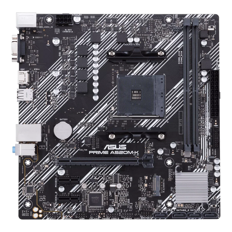 ASUS PRIME A520M - K/CSM AM4 DDR4 MOTHERBOARD - SWIFT PERIPHERALS1089811