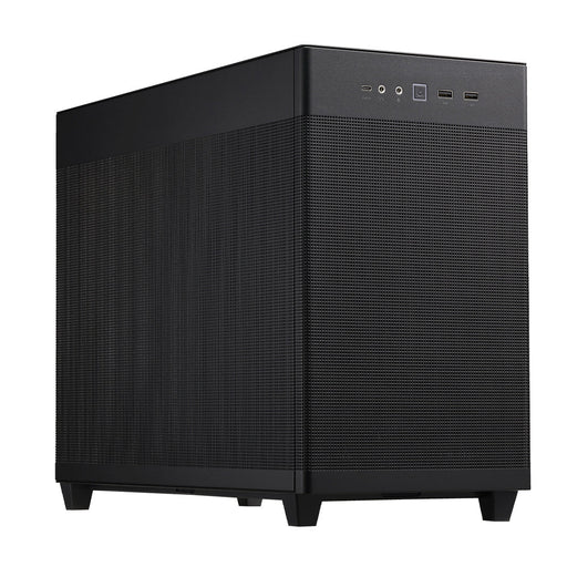 ASUS Prime AP201 Micro - ATX Cabinet with Pre - installed 120mm Fan and USB Type - C (Black) - SWIFT PERIPHERALS90DC00G0-B30000
