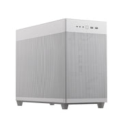 ASUS Prime AP201 Micro - ATX White Cabinet with Pre - installed 120mm Fan and USB Type - C - SWIFT PERIPHERALS90DC00G3-B30000
