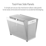 ASUS PRIME AP201 SMALL - TOWER MICRO - ATX CABINET WHITE - SWIFT PERIPHERALS1085212