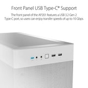 ASUS PRIME AP201 SMALL - TOWER MICRO - ATX CABINET WHITE - SWIFT PERIPHERALS1085212