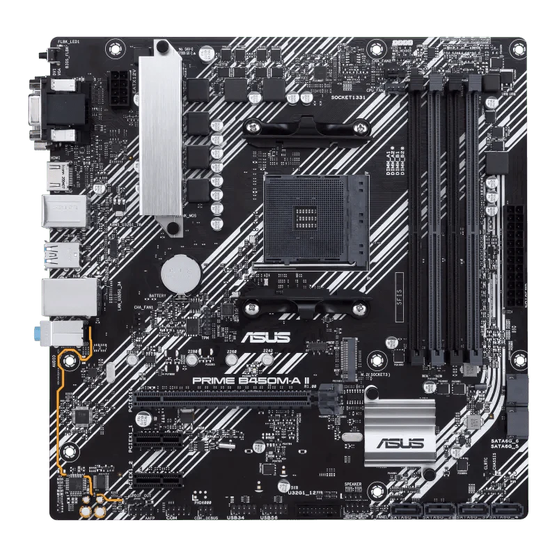 ASUS PRIME B450M - A II AMD AM4 MOTHERBOARD - SWIFT PERIPHERALS101168