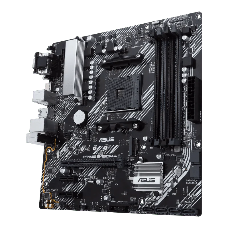 ASUS PRIME B450M - A II AMD AM4 MOTHERBOARD - SWIFT PERIPHERALS101168