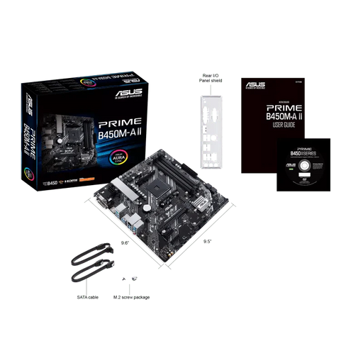 ASUS PRIME B450M - A II AMD AM4 MOTHERBOARD - SWIFT PERIPHERALS101168