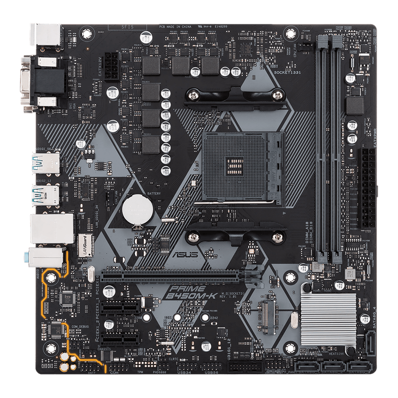 ASUS PRIME B450M - K AMD AM4 MOTHERBOARD - SWIFT PERIPHERALS101170