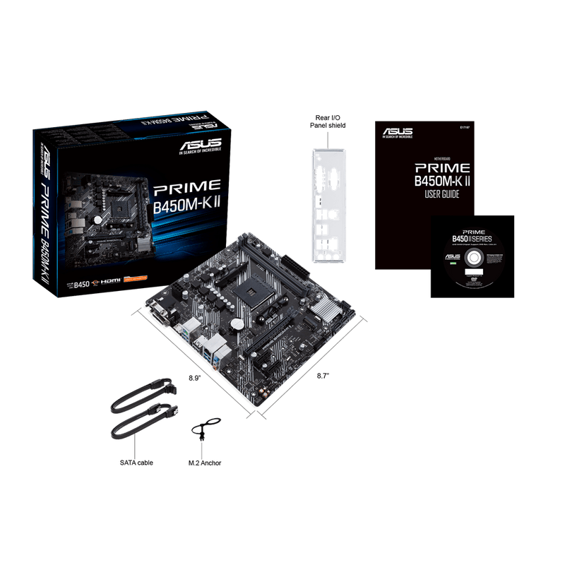 ASUS PRIME B450M - K II MOTHERBOARD - SWIFT PERIPHERALS1089295