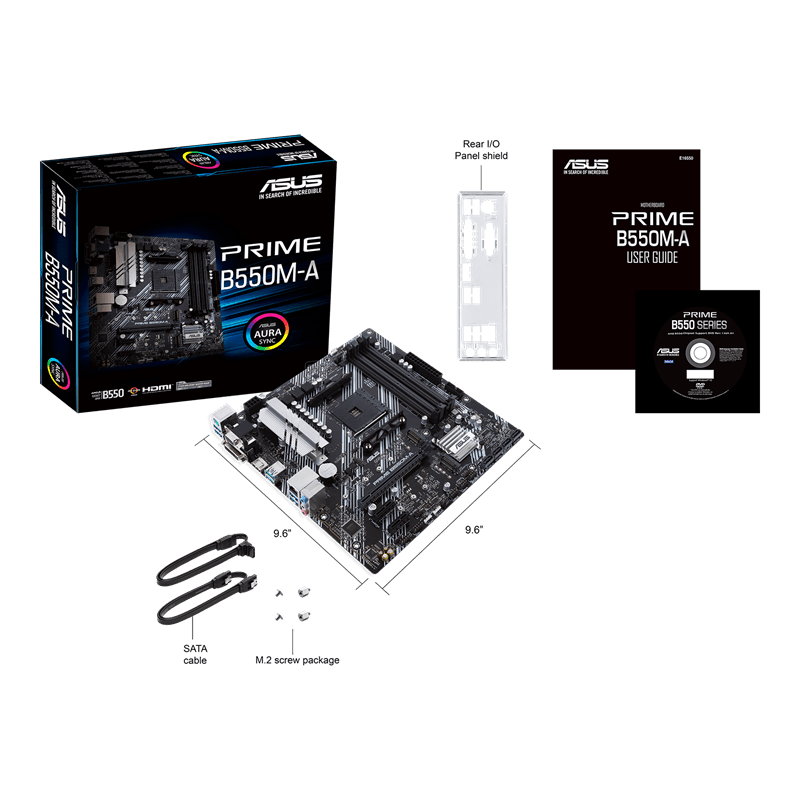 ASUS PRIME B550M - A AMD AM4 MOTHERBOARD - SWIFT PERIPHERALS106718