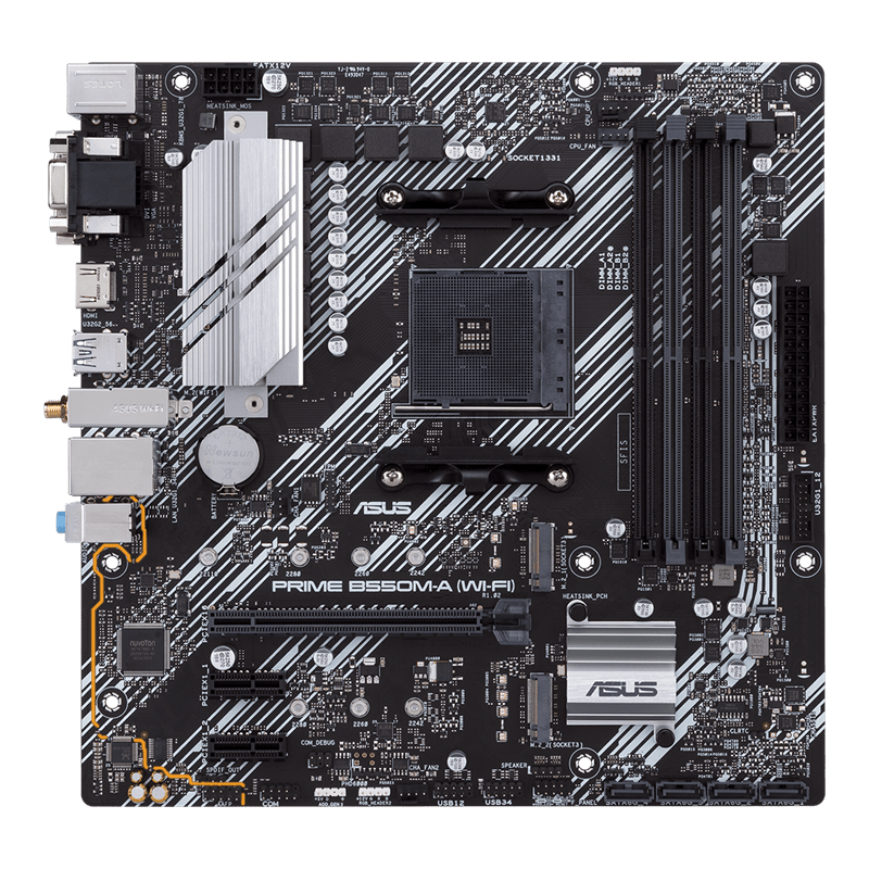 ASUS PRIME B550M - A WIFI AMD AM4 MOTHERBOARD - SWIFT PERIPHERALS101174