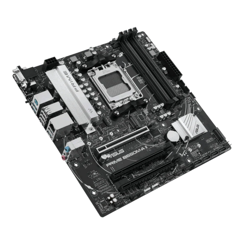 ASUS PRIME B650M - A II - CSM AMD AM5 DDR5 m - ATX Motherboard - SWIFT PERIPHERALSPRIME-B650M-A-II-CSM