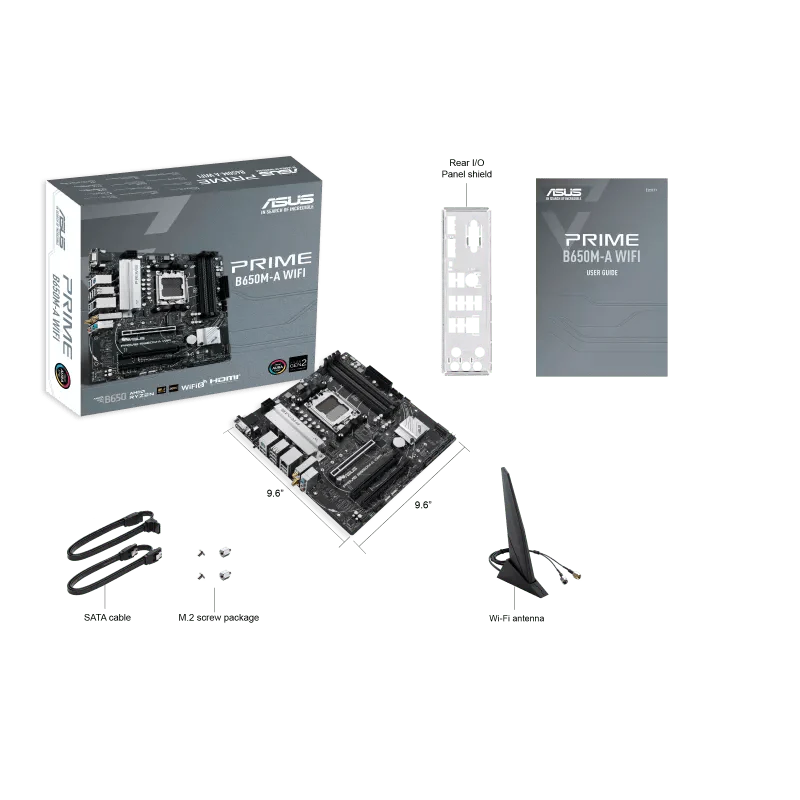 ASUS PRIME B650M - A WIFI AMD AM5 MOTHERBOARD - SWIFT PERIPHERALS1084194