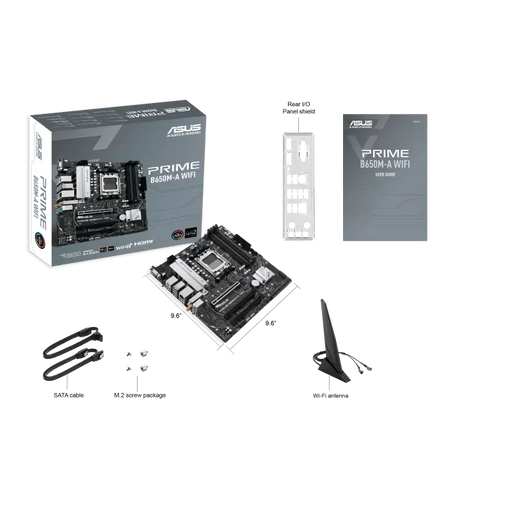 ASUS PRIME B650M - A WIFI AMD AM5 MOTHERBOARD - SWIFT PERIPHERALS1084194