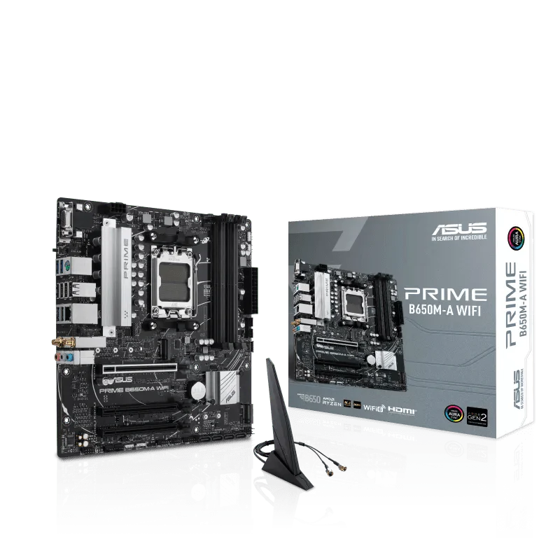 ASUS PRIME B650M - A WIFI AMD AM5 MOTHERBOARD - SWIFT PERIPHERALS1084194