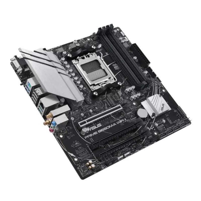 ASUS Prime B650M - A WiFi II B650 AM5 DDR5 Micro ATX Motherboard with WiFi 6 - SWIFT PERIPHERALSASUS-PRIME-B650M-A-WIFI-ii