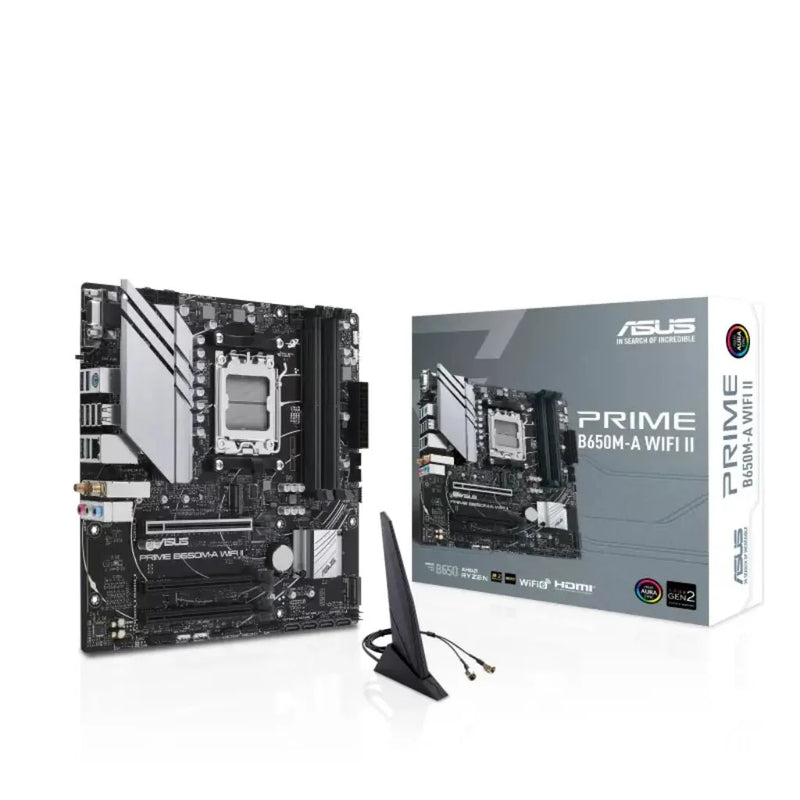 ASUS Prime B650M - A WiFi II B650 AM5 DDR5 Micro ATX Motherboard with WiFi 6 - SWIFT PERIPHERALSASUS-PRIME-B650M-A-WIFI-ii