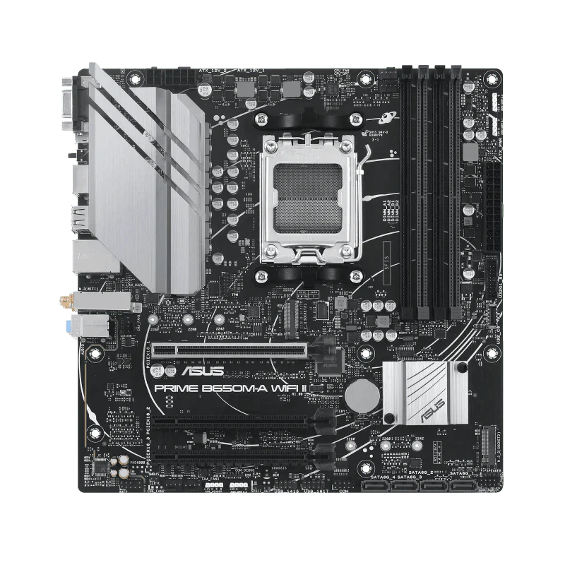ASUS PRIME B650M - A WIFI II - CSM AMD AM5 DDR5 m - ATX Motherboard - SWIFT PERIPHERALSPRIME B650M-A WIFI II-CSM