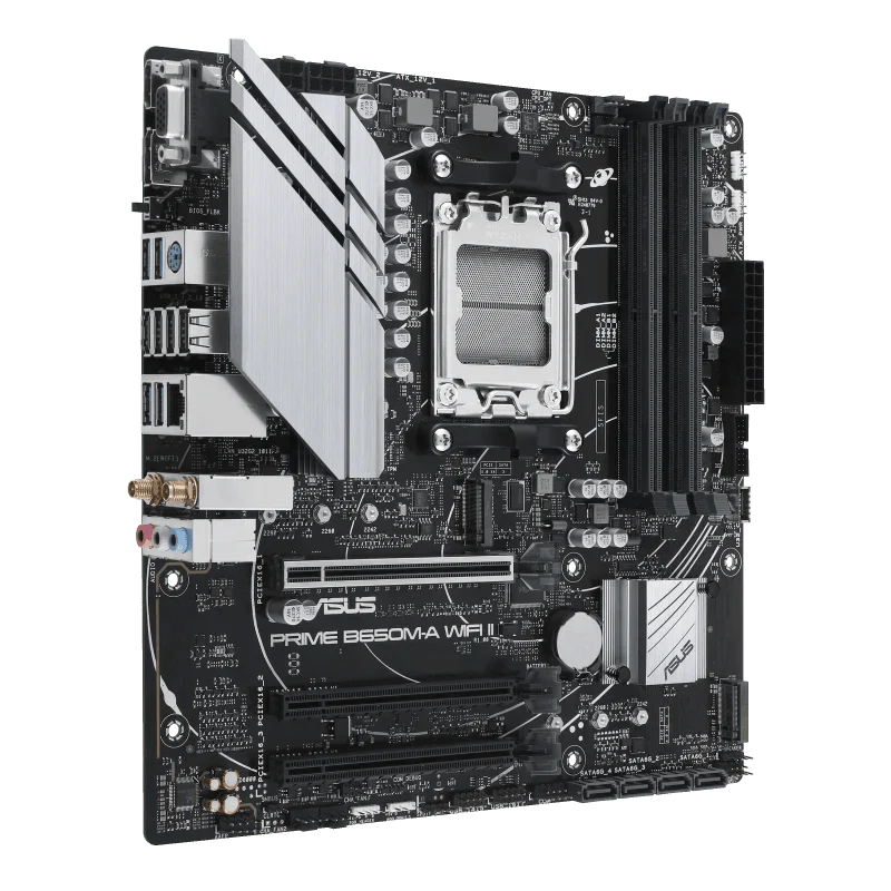 ASUS PRIME B650M - A WIFI II - CSM AMD AM5 DDR5 m - ATX Motherboard - SWIFT PERIPHERALSPRIME B650M-A WIFI II-CSM