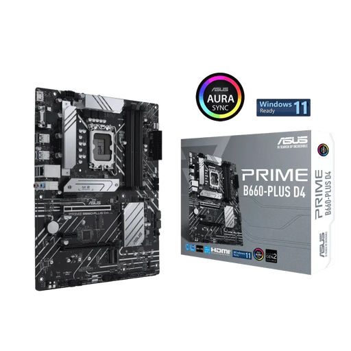 ASUS PRIME B660 - PLUS DDR4 LGA1700 MOTHERBOARD - SWIFT PERIPHERALS106734
