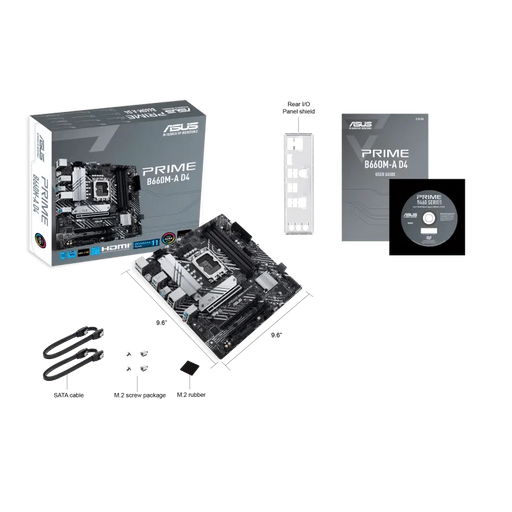 ASUS PRIME B660M - A DDR4 INTEL LGA1700 MOTHERBOARD - SWIFT PERIPHERALS106733