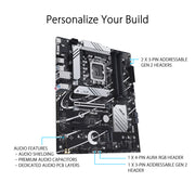 ASUS PRIME B760 - PLUS Intel B760 LGA 1700 ATX DDR5 Motherboard - SWIFT PERIPHERALS90MB1EF0-M0IAY0