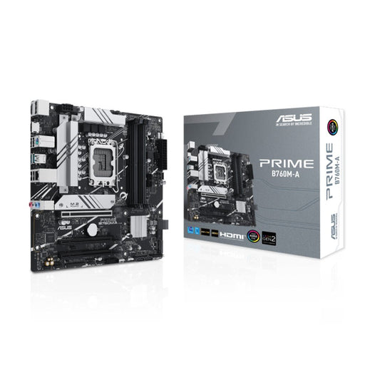 ASUS PRIME B760M - A Intel LGA 1700 Micro - ATX DDR5 Motherboard - SWIFT PERIPHERALS90MB1EK0-M0IAY0