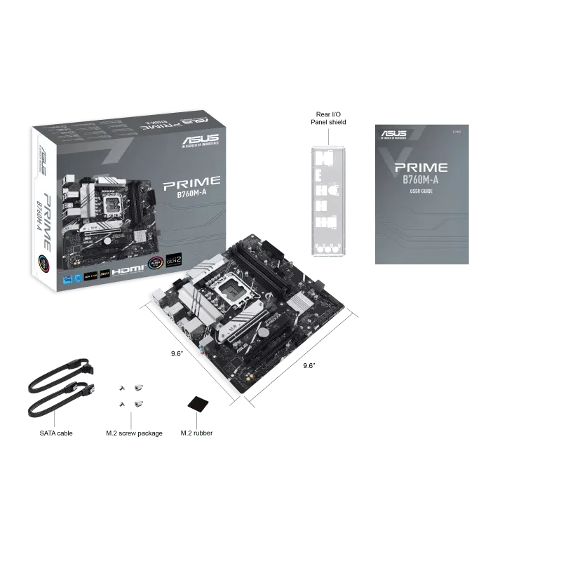 ASUS PRIME B760M - A MOTHERBOARD - SWIFT PERIPHERALS1087230