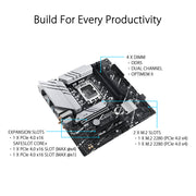 ASUS PRIME B760M - A WIFI CSM Intel LGA 1700 Micro - ATX DDR5 Motherboard - SWIFT PERIPHERALS90MB1EL0-M0IAY0