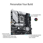 ASUS PRIME B760M - A WIFI CSM Intel LGA 1700 Micro - ATX DDR5 Motherboard - SWIFT PERIPHERALS90MB1EL0-M0IAY0