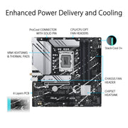 ASUS PRIME B760M - A WIFI CSM Intel LGA 1700 Micro - ATX DDR5 Motherboard - SWIFT PERIPHERALS90MB1EL0-M0IAY0