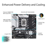 ASUS PRIME B760M - A WIFI D4 Intel B760 LGA 1700 Micro - ATX Motherboard - SWIFT PERIPHERALS90MB1CX0-M0IAY0