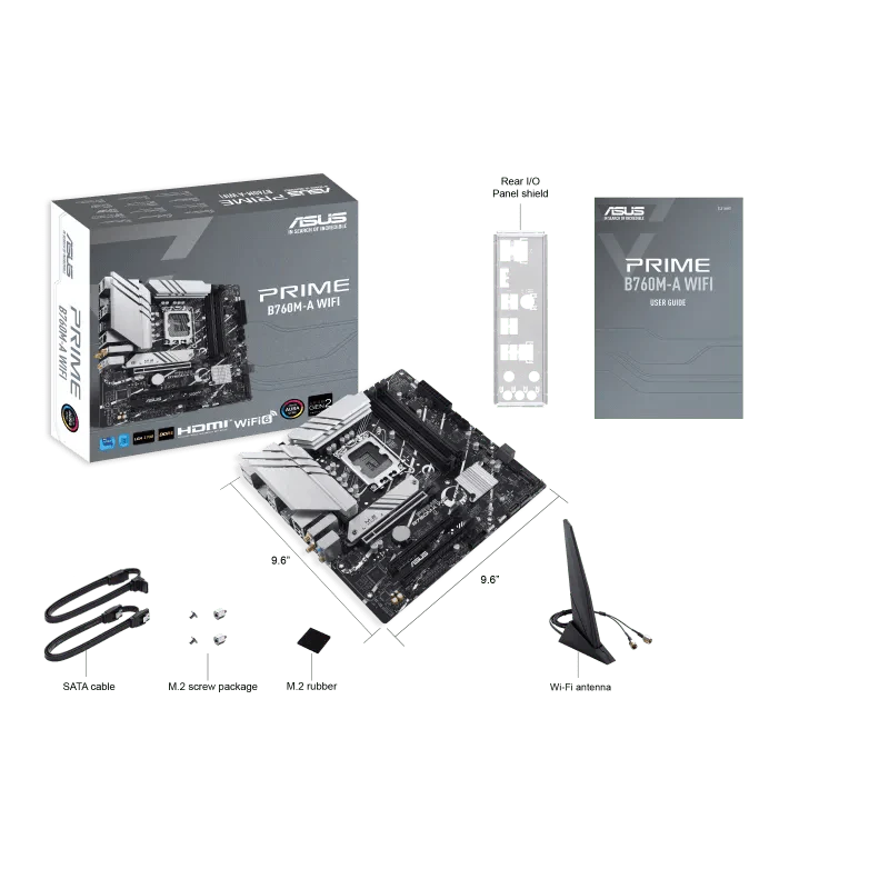 ASUS PRIME B760M - A WIFI MOTHERBOARD - SWIFT PERIPHERALS1087180