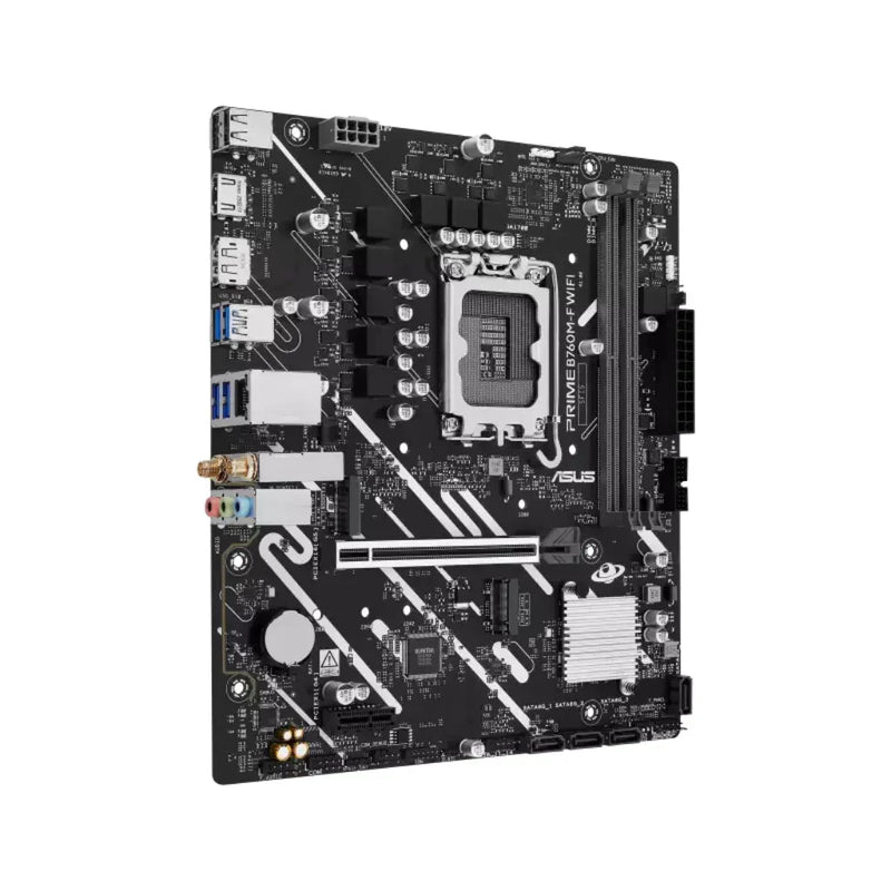 ASUS PRIME B760M - F WIFI Intel B760 Chipset LGA1700 DDR5 Micro ATX Motherboard with WiFi 6 - SWIFT PERIPHERALSASUS-PRIME-B760M-F-WIFI 