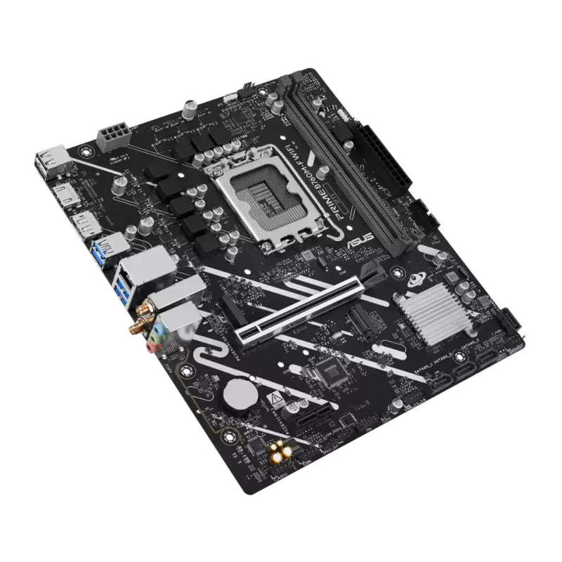 ASUS PRIME B760M - F WIFI Intel B760 Chipset LGA1700 DDR5 Micro ATX Motherboard with WiFi 6 - SWIFT PERIPHERALSASUS-PRIME-B760M-F-WIFI 