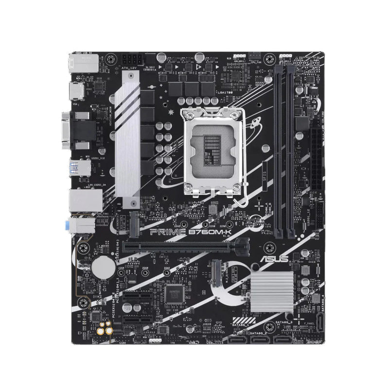 ASUS PRIME B760M - K B760 LGA 1700 Micro - ATX DDR5 Motherboard - SWIFT PERIPHERALSPRIME B760M-K