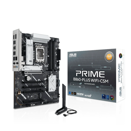 ASUS PRIME B860 - PLUS WIFI - CSM LGA1851 DDR5 ATX Motherboard - SWIFT PERIPHERALSPRIME B860-PLUS WIFI-CSM