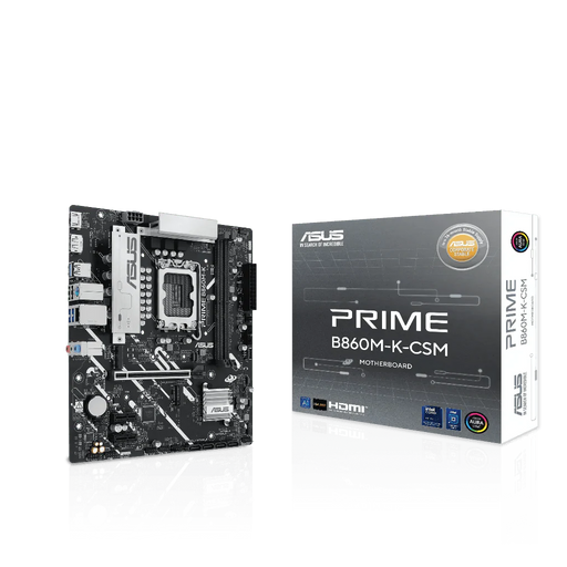 ASUS Prime B860M - K - CSM LGA1851 DDR5 Wi - Fi mATX Motherboard - SWIFT PERIPHERALSPRIME B860M-K-CSM