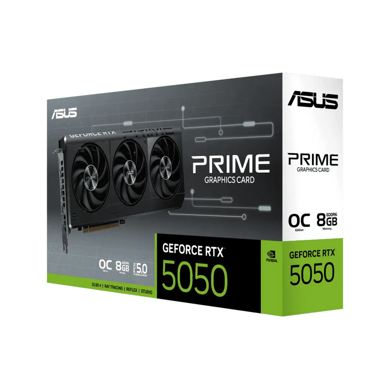 ASUS Prime GeForce RTX 5050 8GB GDDR6 OC Edition Graphics Card - SWIFT PERIPHERALSPRIME-RTX5050-O8G
