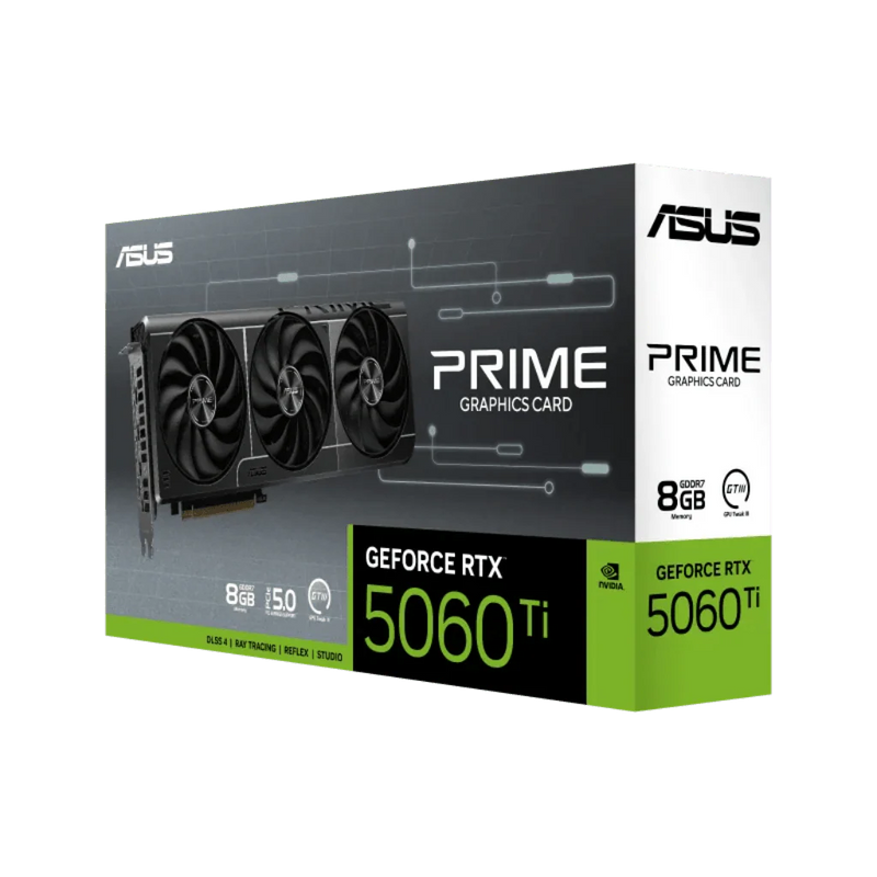 ASUS PRIME GeForce RTX 5060 Ti 8GB GDDR7 Edition Graphics Card - SWIFT PERIPHERALSPRIME-RTX5060TI-8G