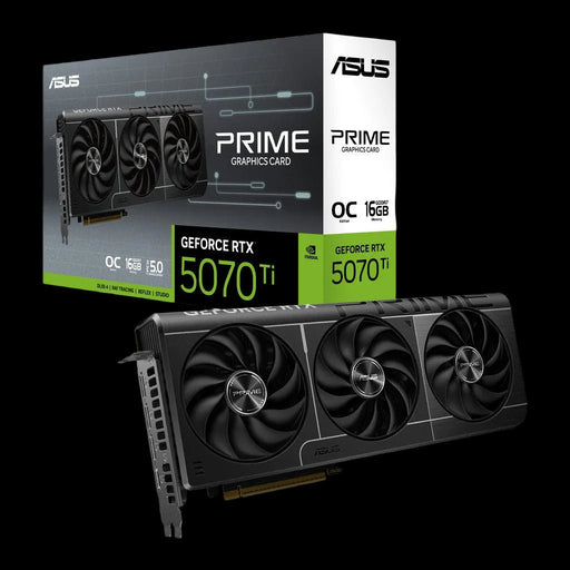 ASUS PRIME GeForce RTX 5070 Ti 16GB GDDR7 OC Edition Triple Fan Graphics Card - SWIFT PERIPHERALSPRIME-RTX5070TI-O16G