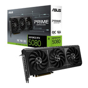 ASUS PRIME GeForce RTX 5080 16GB GDDR7 OC Edition Triple Fan Graphics Card - SWIFT PERIPHERALSPRIME-RTX5080-O16G