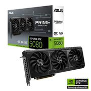 ASUS PRIME GeForce RTX 5080 16GB GDDR7 OC Edition Triple Fan Graphics Card - SWIFT PERIPHERALSPRIME-RTX5080-O16G