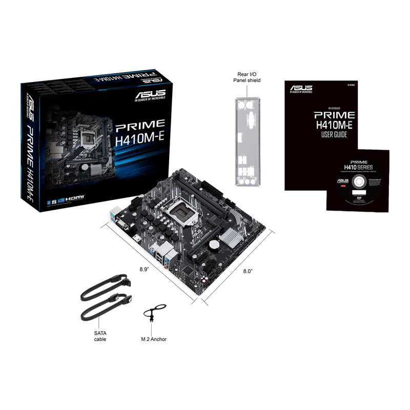 ASUS PRIME H410M - E LGA1200 MOTHERBOARD - SWIFT PERIPHERALS101264