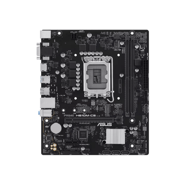 ASUS PRIME H610M - CS D5 LGA 1700 DDR5 PCIe 4.0 M - ATX motherboard - SWIFT PERIPHERALSPRIME H610M-CS-D5